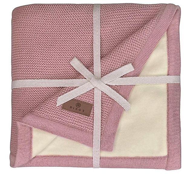 Babydecke Winterdecke Neugeborene Altrosa, Grau Baumwolle/Velours OEKO-TEX® günstig online kaufen