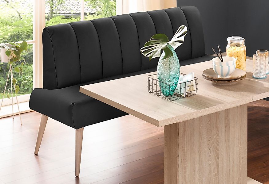 exxpo - sofa fashion Sitzbank "Costa, moderne Rückensteppung, bequem und el günstig online kaufen