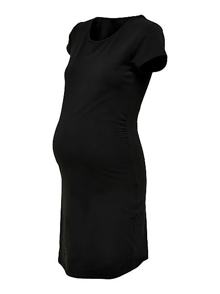 ONLY Mama Kurzärmelig Kleid Damen Schwarz günstig online kaufen