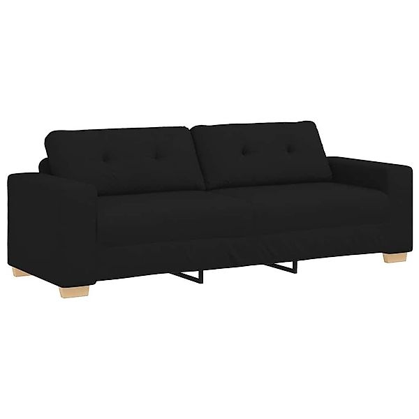 vidaXL Sofa 3-Sitzer-Sofa Schwarz 180 cm günstig online kaufen