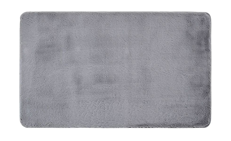 HOME STORY Badteppich  Angora - grau - 100% Polyester - 60 cm - Heimtextili günstig online kaufen