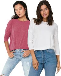 ONLY 3/4 Arm-Pullover (Set, 2er-Pack) Locker günstig online kaufen