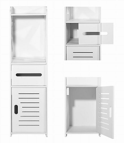 Home Collective Hochschrank Badezimmerschrank, Platzsparend, Schmal, Papier günstig online kaufen