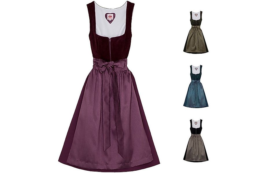 Spieth & Wensky Dirndl Dasing Dirndl Dirndl Dasing Lange-Dirndl Kleid 2-tei günstig online kaufen