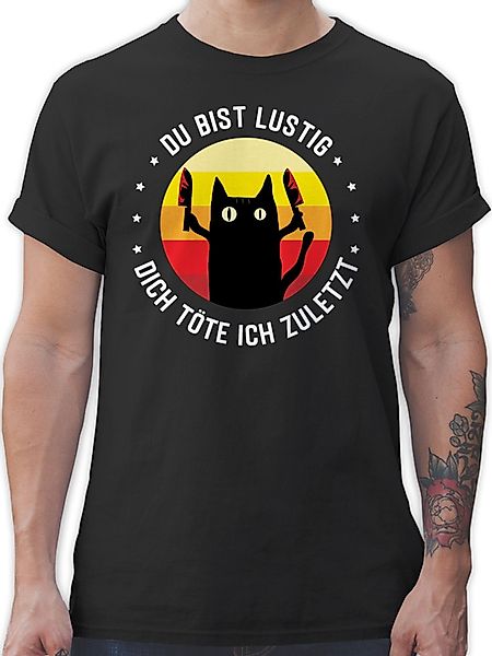 Shirtracer T-Shirt Du bist lustig dich günstig online kaufen