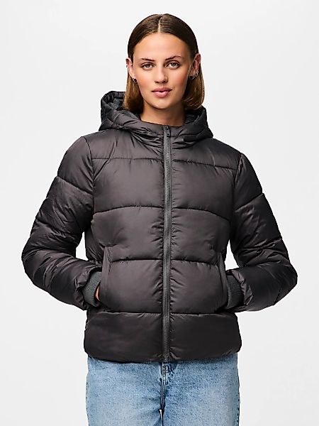 pieces Steppjacke "PCBEE NEW SHORT PUFFER JACKET NOOS BC", mit Kapuze günstig online kaufen