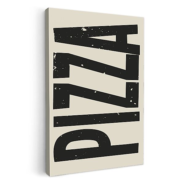 OneMillionCanvasses® Leinwandbild Pizza - Dekoration - günstig online kaufen