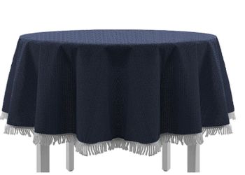 EXKLUSIV HEIMTEXTIL Gartentischdecke Gartentischdecke mit Fransen günstig online kaufen