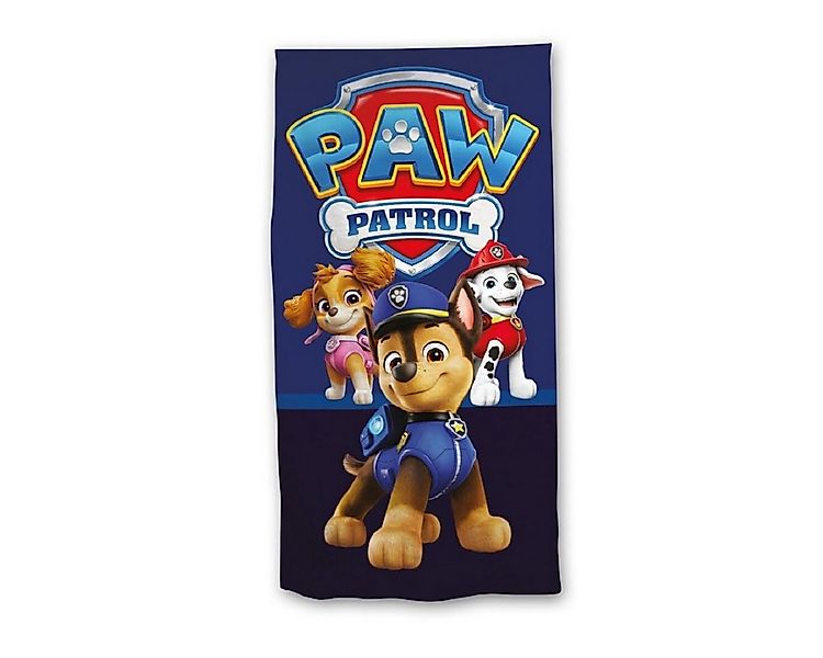 PAW PATROL Strandtuch Badehandtuch – 70x140 cm aus weichem Polyester, (1-St günstig online kaufen