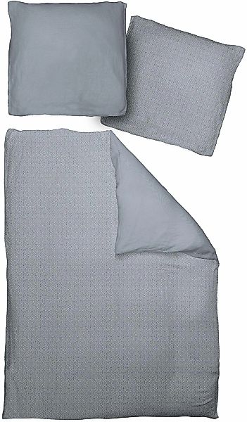 Adam Bettwäsche "Graphic Ventusl light" 2 Stk. aus 100 % Bio-Baumwolle, 2 t günstig online kaufen