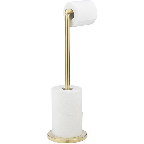 Wenko Stand mit Toilettenpapierhalter 2 in 1 Gold günstig online kaufen