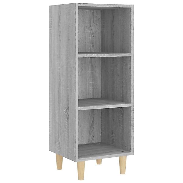 vidaXL Sideboard Grau Sonoma 34,5x32,5x90 cm Holzwerkstoff 817421 günstig online kaufen