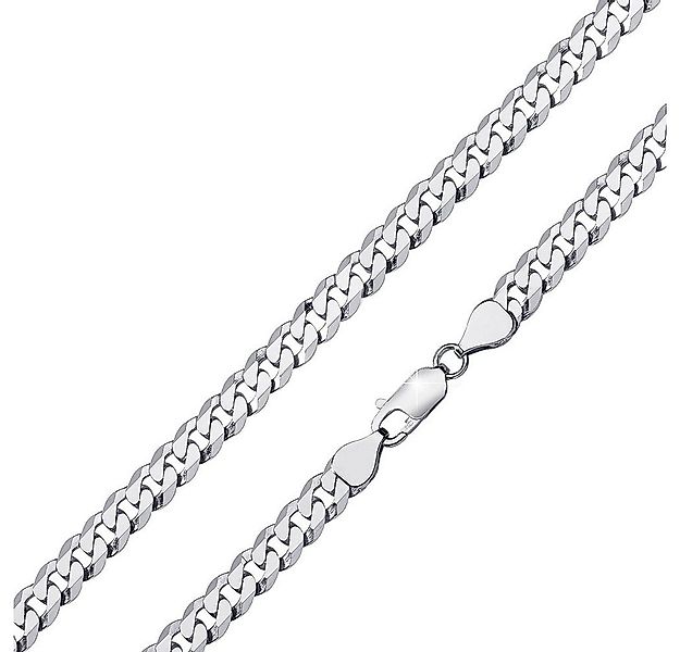 Materia Silberkette Herren Panzerkette diamantiert 6mm K79, 925 Sterling Si günstig online kaufen