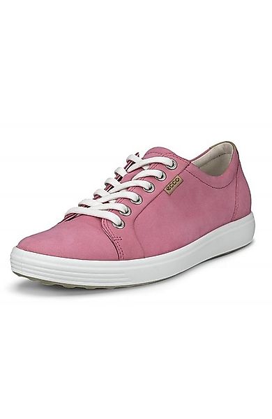 Ecco Soft 7 (Nubukleder) pink/rosa Damen Sneaker günstig online kaufen
