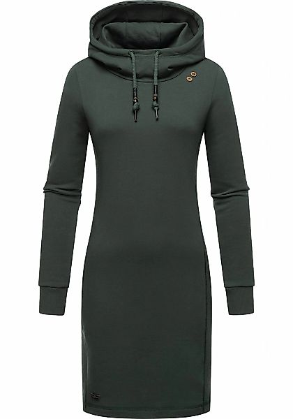 Ragwear Sweatkleid "Sabreen" Ohne Taschen Langärmliges Baumwoll Kleid mit K günstig online kaufen