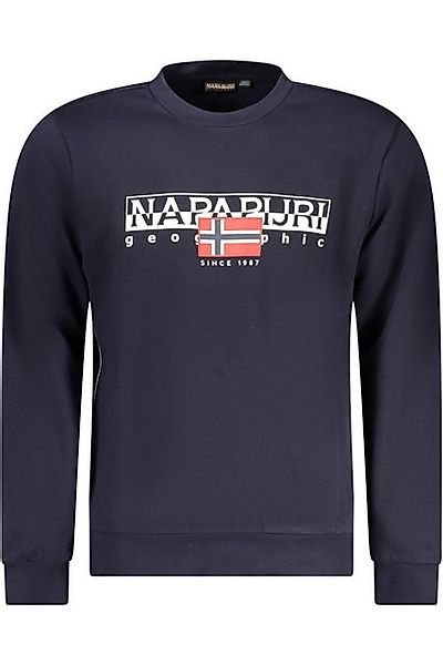 Napapijri Sweatshirt Blaues Herren-Sweatshirt: Regular Fit, Rundhals günstig online kaufen