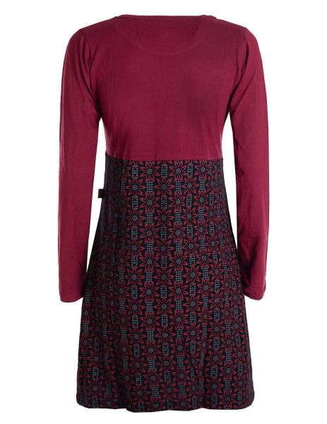 Vishes Tunikakleid Damen Langarm Longshirt-Kleid Sweatkleid günstig online kaufen