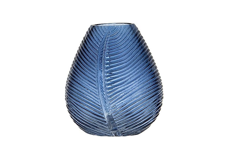 Ladelle Dekovase, mit Blattdesign,Dekoration, Modern, Glas, 14x12.5x15cm günstig online kaufen