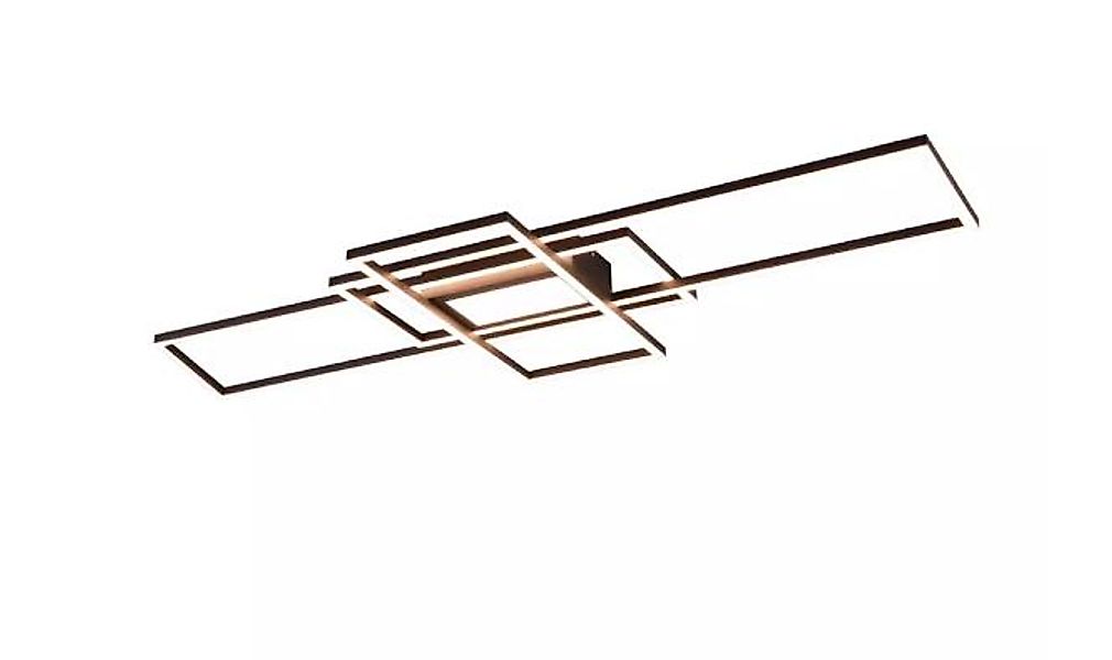 LED-Deckenleuchte ca. 105 cm breit Anthrazit 1 Stück Metall Dunkelgrau günstig online kaufen