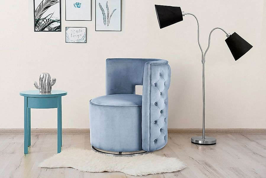Kayoom Sessel Drehsessel Beverly 125, drehbar, Gestell aus Eisen,samtige Ob günstig online kaufen