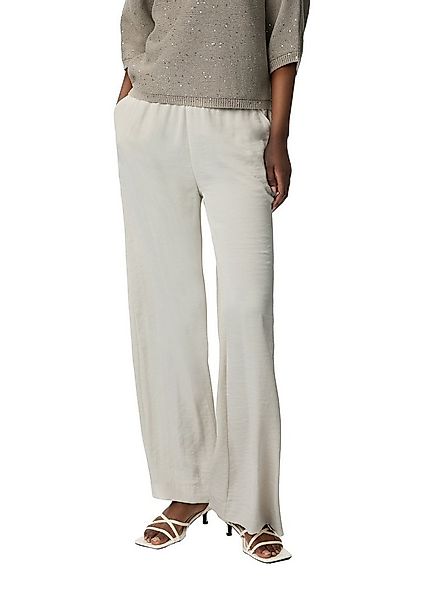 comma Stoffhose Sommerhose Wide Leg und eleatischem Bund günstig online kaufen