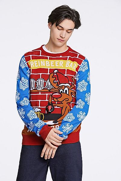 LINDBERGH Strickpullover mit Weihnachts-Motiv günstig online kaufen
