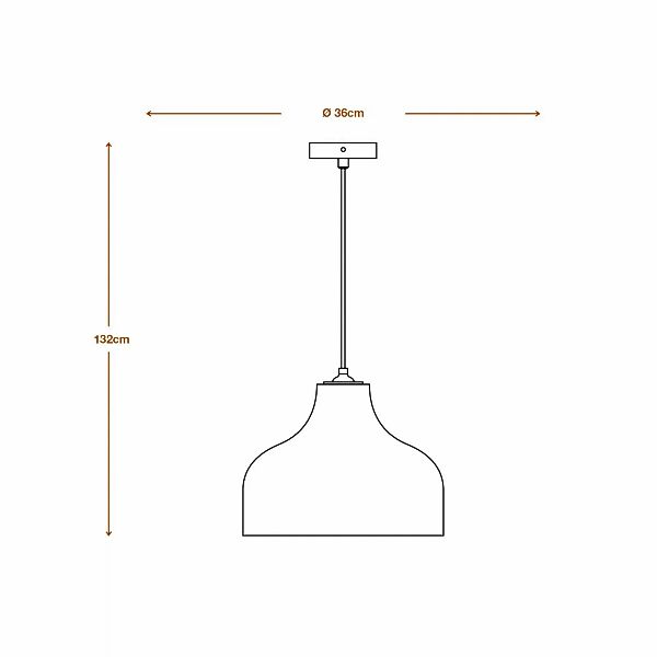 LEDVANCE Hängeleuchte Hat, Ø 36 cm, braun, Wellpappe günstig online kaufen
