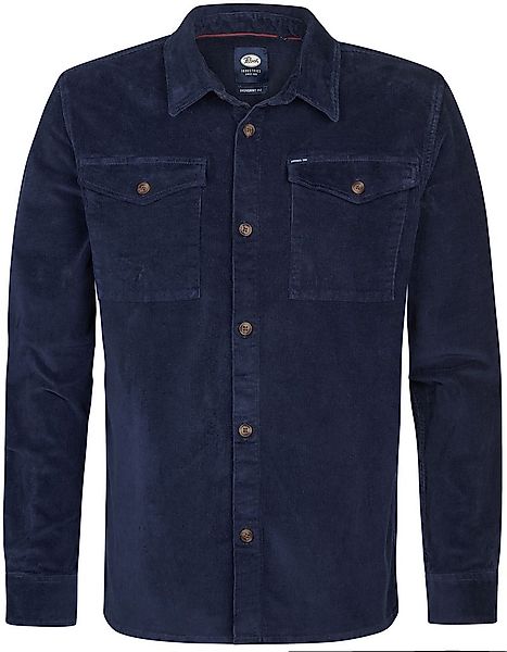 Petrol Hemd Cord Blau - Größe XL günstig online kaufen