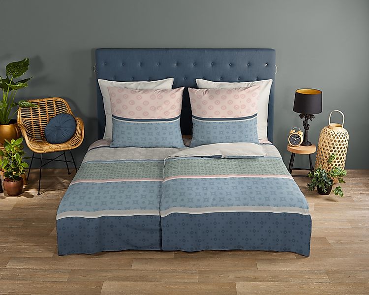 good morning Wendebettwäsche »Vida« 2 Stk. tlg. 100% Baumwolle, Renforcé, R günstig online kaufen