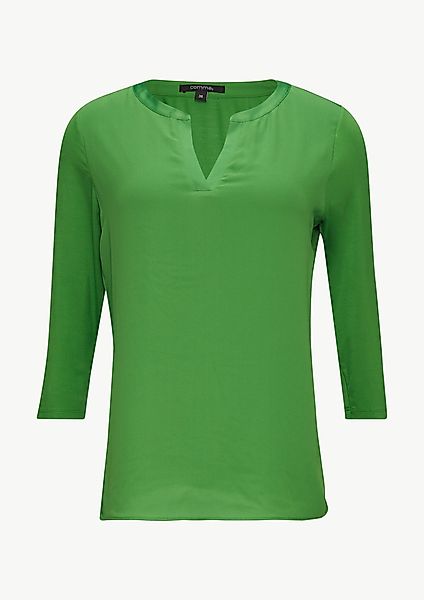 Comma Shirttop Longsleeve mit Tunika-Ausschnitt und günstig online kaufen