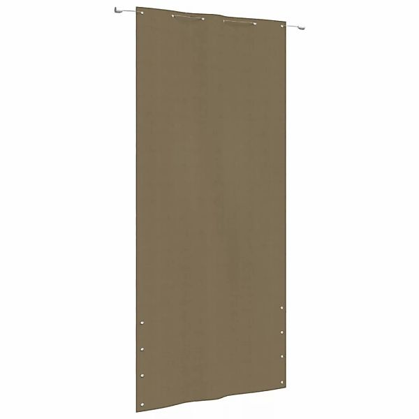 Vidaxl Balkon-sichtschutz Taupe 120x240 Cm Oxford-gewebe günstig online kaufen