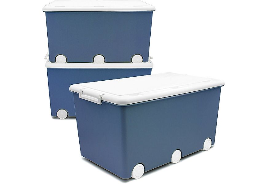 Babykajo Aufbewahrungsbox (Boxen mit Rollen, 3 St., mit 50L Volumen), Stape günstig online kaufen