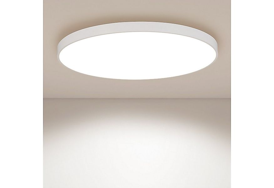 JDONG LED Deckenleuchte Rund Weiß Deckenlampe 37CM/45CM, LED fest integrier günstig online kaufen