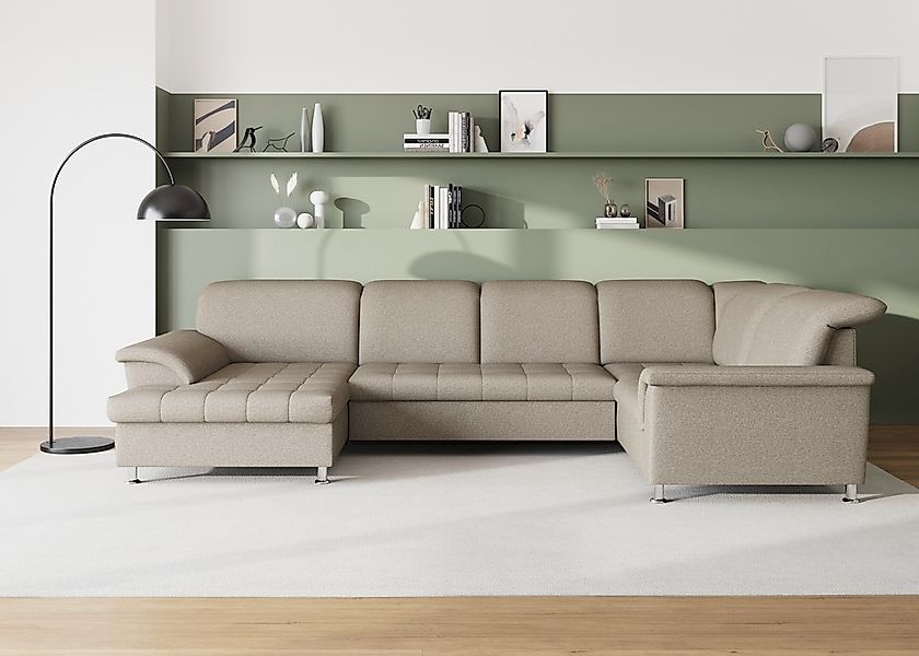 DOMO collection Wohnlandschaft "Franzi optional mit Bettfunktion, Bettkaste günstig online kaufen