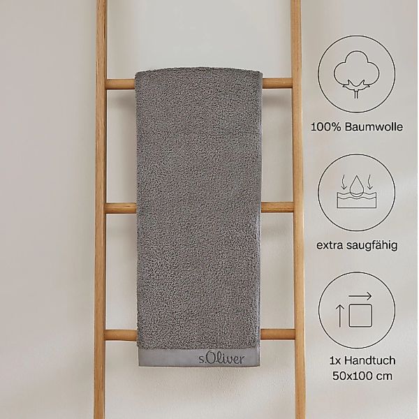 s.Oliver Handtuch "s.Oliver, Premium Qualität, 600 gr/m², auch als Sets erh günstig online kaufen