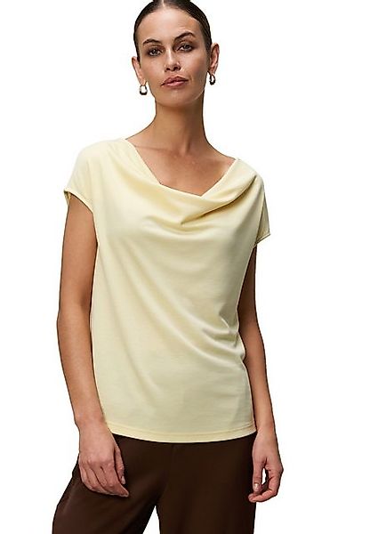 Zero T-Shirt zero Jerseyshirt mit Wasserfallausschnitt (1-tlg) drapiert /ge günstig online kaufen