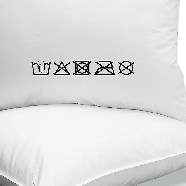 Bestlivings Kopfkissen, 40x80cm (Federfüllung) mit Bezug günstig online kaufen