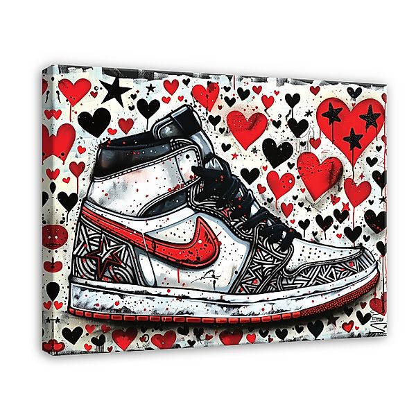 Wallarena Leinwandbild Schuh Sneaker Abstrakt Wand günstig online kaufen