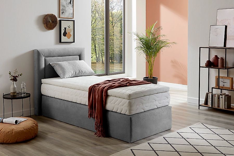 Westfalia Schlafkomfort Boxspringbett wahlweise mit Bettkasten und Topper günstig online kaufen