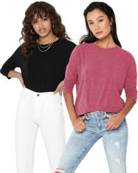 ONLY 3/4 Arm-Pullover (Set, 2er-Pack) Locker günstig online kaufen