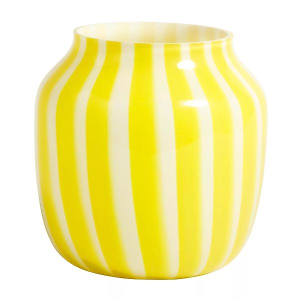 Vase Juice glas gelb / Niedrig - Ø 22 x H 22 cm - Hay - Gelb günstig online kaufen