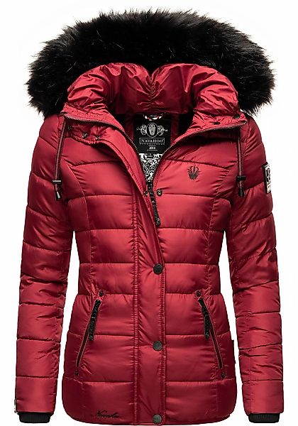 Navahoo Winterjacke "Zuckerbiene", mit Kapuze, modische Steppjacke mit Kuns günstig online kaufen