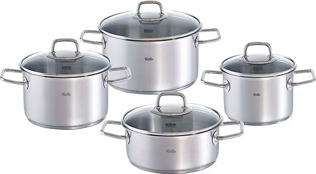 Fissler Topf-Set »Viseo Topf-Set«, Edelstahl 18/10, (Set, 8 tlg., 1x Braten günstig online kaufen