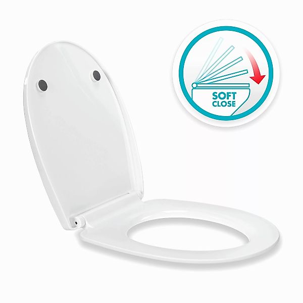 Sitzplatz WC-Sitz Thermoplast WC-Sitz mit Absenkautomatik, günstig online kaufen