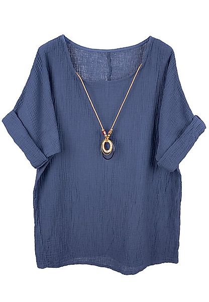 Seasons of April Klassische Bluse VANESSA MUSSELIN OVERSIZED Damen Musselin günstig online kaufen