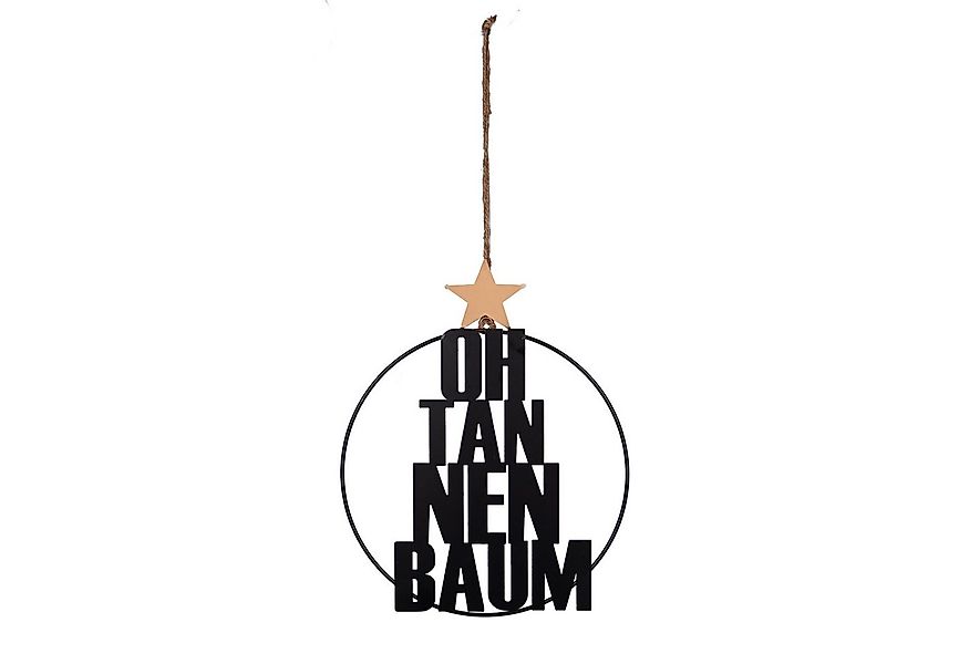 UNUS HOME Deko-Buchstaben Aufhänger OH Tannenbaum (25cm), Hängedeko Wanddek günstig online kaufen