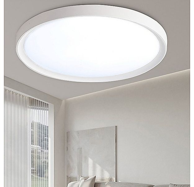 MUPOO LED Deckenleuchte LED Deckenlampen 6000K Kalteweiß 36W Ø38cm,Flur Die günstig online kaufen