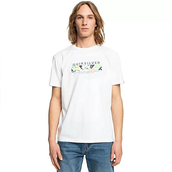 Quiksilver Wrap It Up Kurzärmeliges T-shirt XS White günstig online kaufen
