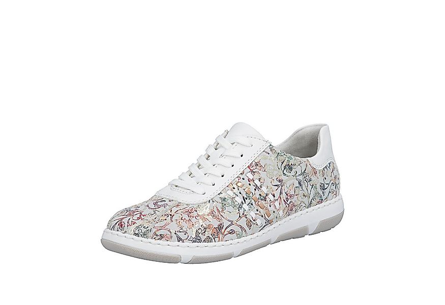 Rieker Sneaker Schnürschuh, Halbschuh, Freizeitsneaker mit floraler Musteru günstig online kaufen