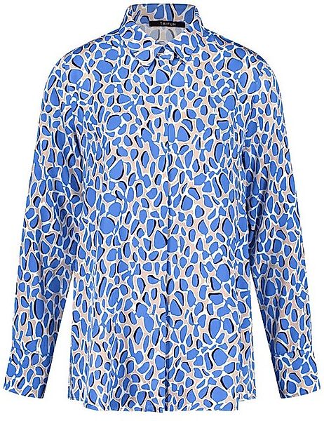 Taifun Langarmbluse Locker geschnittene Bluse mit Allover-Print günstig online kaufen